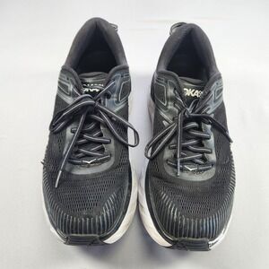 Hoka One One Bondi 7 Men's Size 10 Black / white Running Shoes